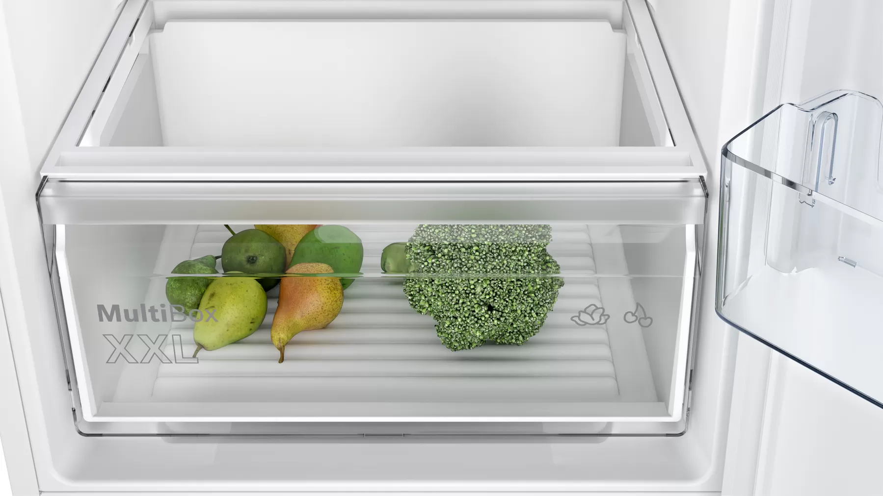 KIN85NSF0G Series 2 Built-in fridge-freezer with freezer at bottom 177.2 x 54.1 cm sliding hinge buy your appliance 7
